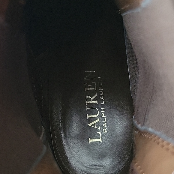 Ralph Lauren Suede Brown Ankle Booties - Very Good Condition - 7B - Picture 15 of 15